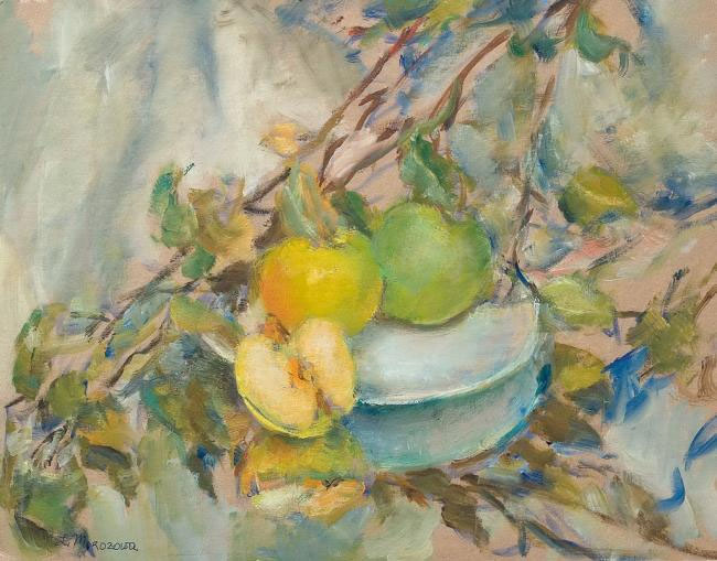 «Яблука». 1970-і рр. Картон, олія